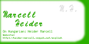 marcell heider business card